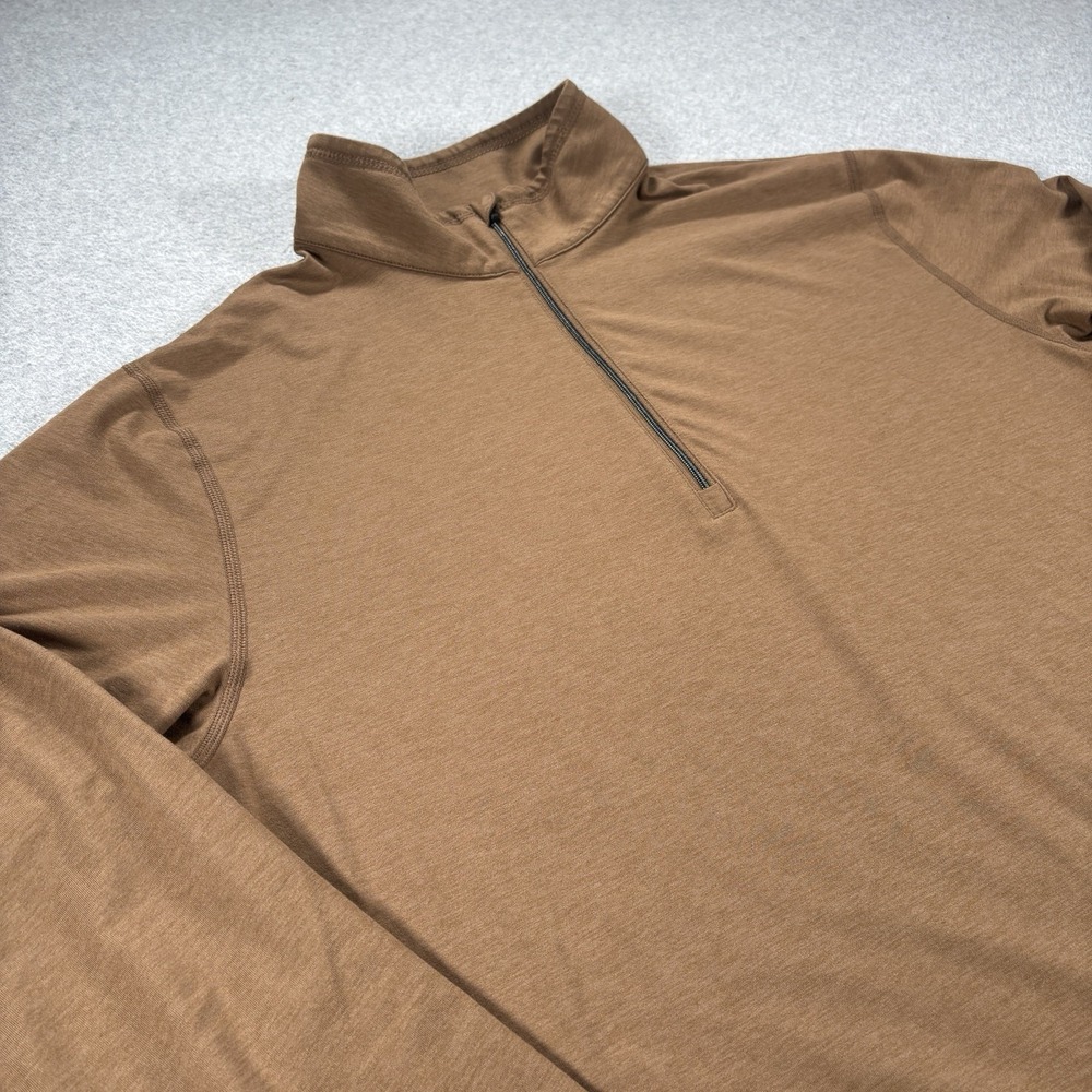 Vuori Ease Performance Half Zip 2.0 Shirt Large Stretch Long Sleeve Pullover - Picture 4 of 10